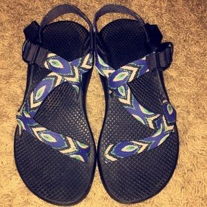 Blue Single Strap Chacos